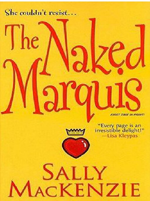 Title details for The Naked Marquis by Sally MacKenzie - Available